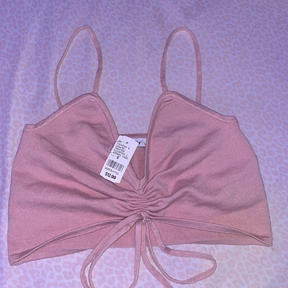 Pink Crop Top
